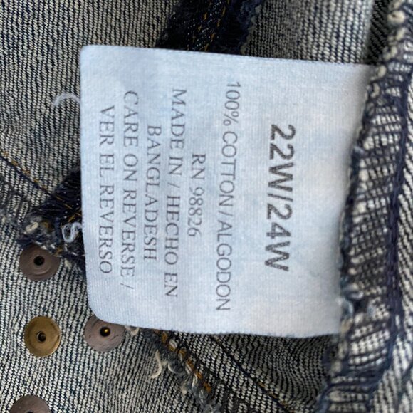 Faded Glory Denim Coat Vintage - Picture 8 of 16